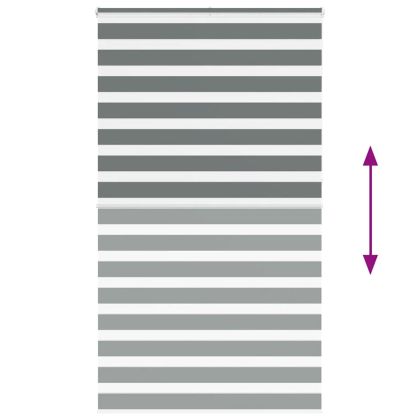 Зеброва щора 120x230 см ширина на плата 115,9 см полиестер