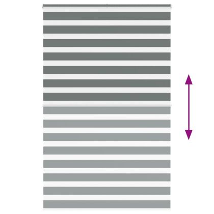 Зеброва щора 145x200 см Ширина на плата 140,9 см Полиестер
