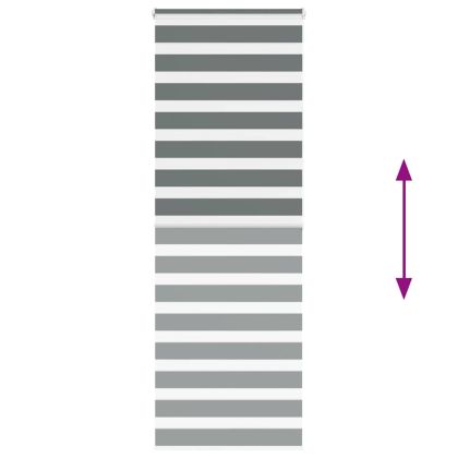 Зеброва щора 80x200 см ширина на плата 75,9 cm полиестер