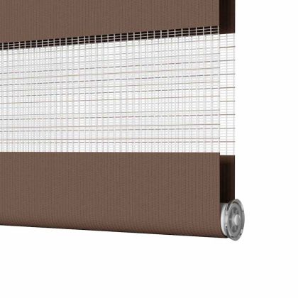 Зеброва щора кафяв 70x150 см ширина на плата 65,9 cm полиестер