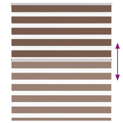 Зеброва щора 135x150 см Ширина на плата 130,9 см полиестер