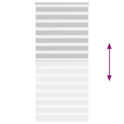 Зеброва щора 95x230 см Ширина на плата 90,9 см Полиестер
