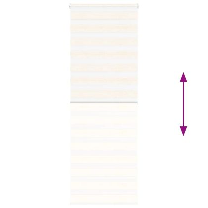 Зеброва щора 85x100 см Ширина на плата 80,9 см Полиестер