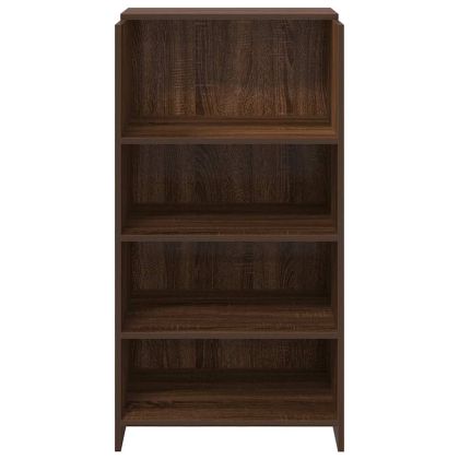 Приемно бюро, кафяв дъб, 55x50x103,5 см, инженерно дърво