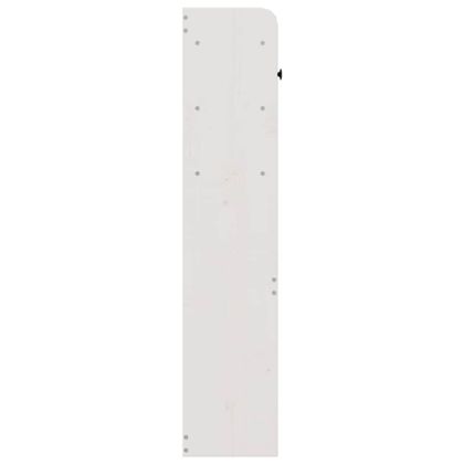 Горна табла с място за съхранение, 90 см, масивно дърво бор