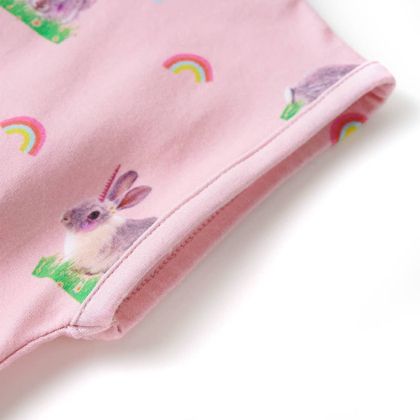 Детска рокля, светлорозова, 116