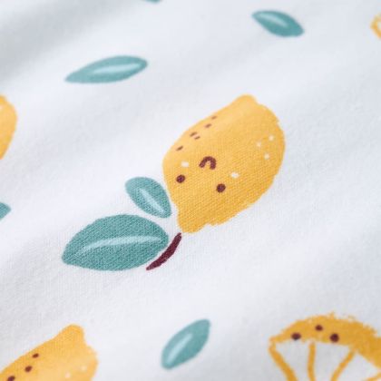 Детска тениска със завързване отпред, екрю, 92