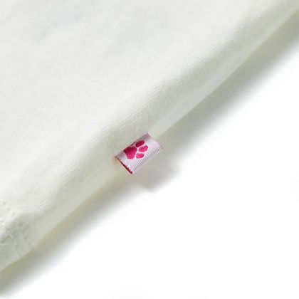 Детска тениска, екрю, 92