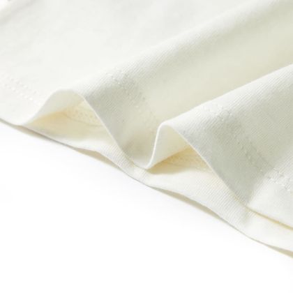 Детска тениска, екрю, 128