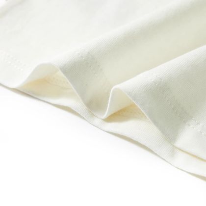 Детска тениска, екрю, 140