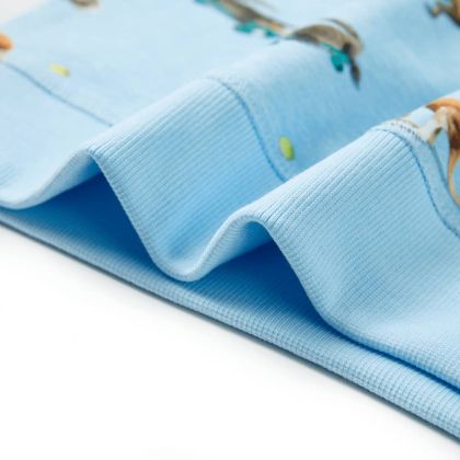 Детски суитшърт, светлосин меланж, 116