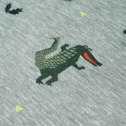 Детски суитшърт, светло каки меланж, 92