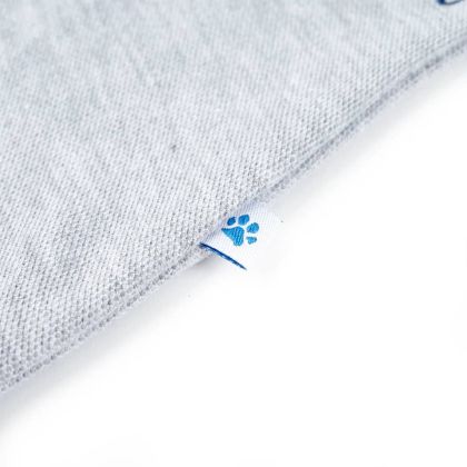 Детска поло тениска, сив меланж, 116