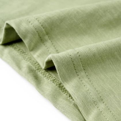 Детска тениска, светло каки, 92