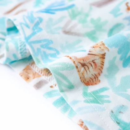 Детска тениска, екрю, 140