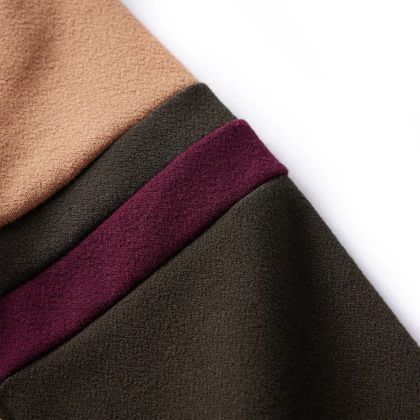 Детски суитшърт, тъмно каки и камел, 104