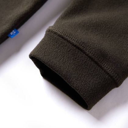 Детски суитшърт, тъмно каки и камел, 104