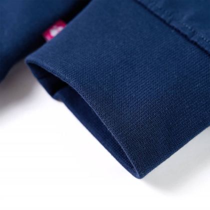 Детски суитшърт, тъмносин, 92