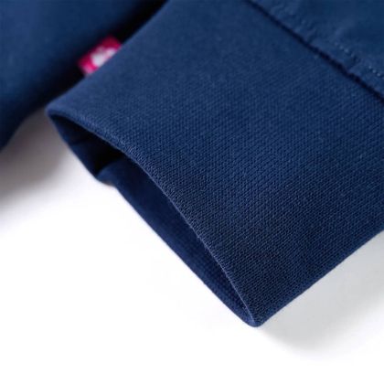 Детски суитшърт, тъмносин, 104