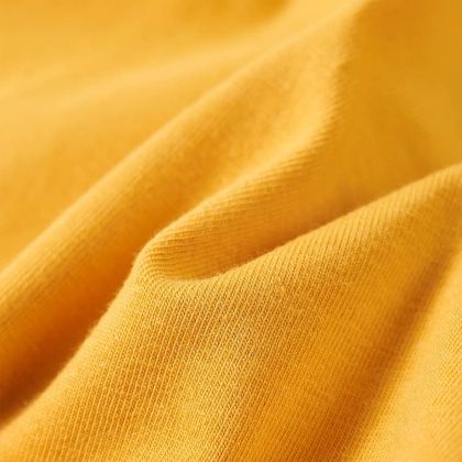 Детска тениска с дълъг ръкав, охра, 92