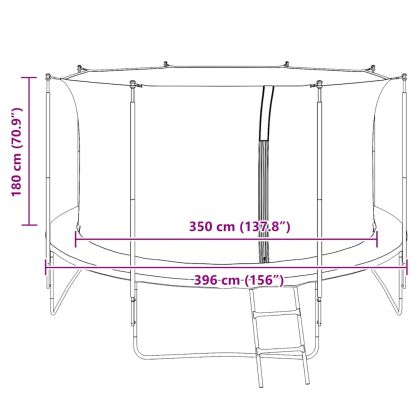 Предпазна мрежа за 3,96 м кръгъл батут