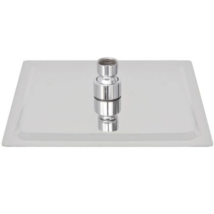 Душ пита, неръждаема стомана, квадратна форма, 20x20 cм