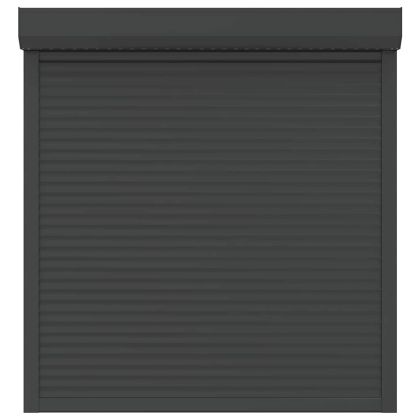 Външна ролетна щора, алуминий, 130x140 см, антрацит