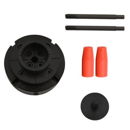 Четиричелюстен патронник за струг с M33 връзка стомана 100 мм