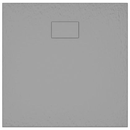 Душ корито, SMC, сиво, 90x80 см