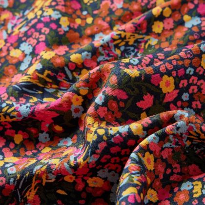 Детска рокля с дълъг ръкав, многоцветна, 116