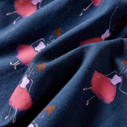 Детска рокля, тъмносиня, 92