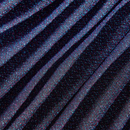 Детска пола с блясък, тъмносиня, 104