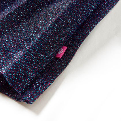 Детска пола с блясък, тъмносиня, 116