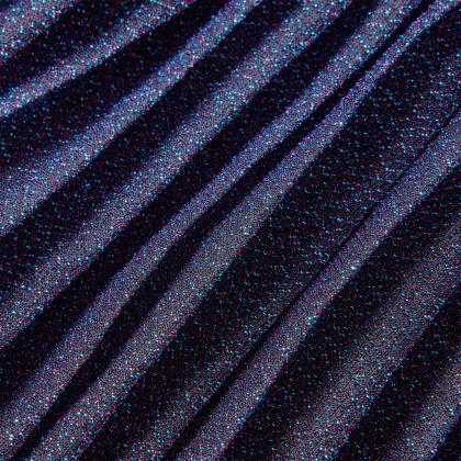 Детска пола с блясък, тъмносиня, 128