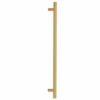 Дръжки за шкафове, 5 бр, златисти, 480 мм, неръждаема стомана