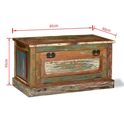 Пейка за съхранение на обувки, регенерирано дърво масив