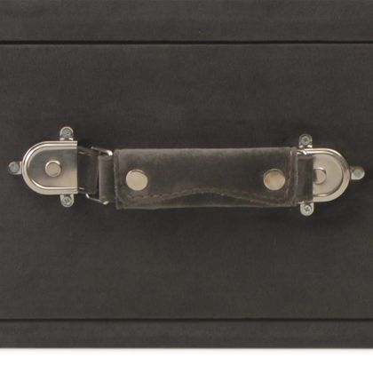 Маса за кафе, сива, 80x40x46 см, кадифе