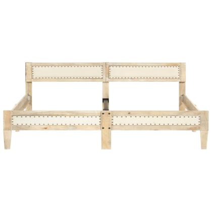 Рамка за легло, мангова дървесина масив, 200 см