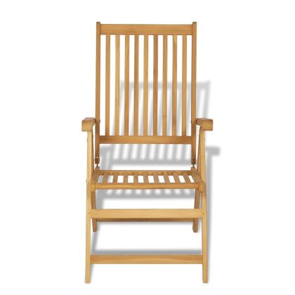 Градински трапезен комплект, 9 части, тиково дърво масив