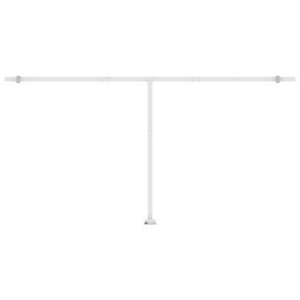 Свободностояща ръчно прибираща се тента 600x350 см жълто/бяло