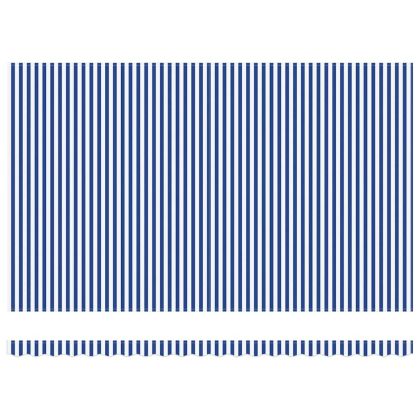 Сгъваем навес с Син и бял 5 x 3 m Плат и метал