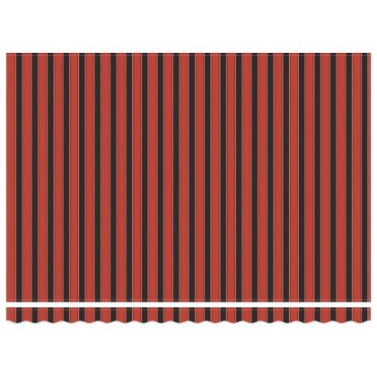 Сгъваем навес Оранжево и кафяво 450 x 300 cm текстил