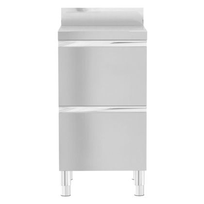 Кухненски шкафове за търговци, 3 бр., неръждаема стомана