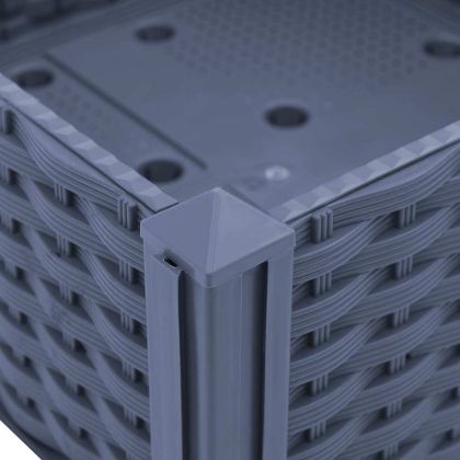 Повдигната леха, 80x40x38 см, полипропилен