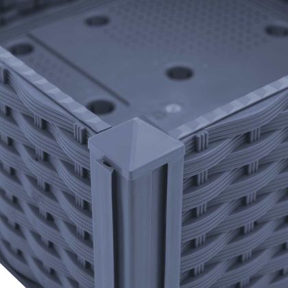 Повдигната леха, 120x40x71 см, полипропилен