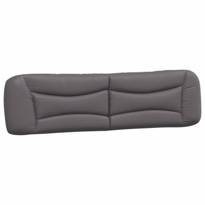 Рамка за легло без матрак Hvar, сива, 200x200 см, изкуствена кожа