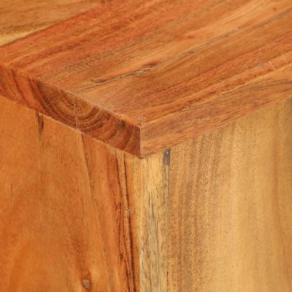 Стойки за растения, 2 бр, масивно акациево дърво