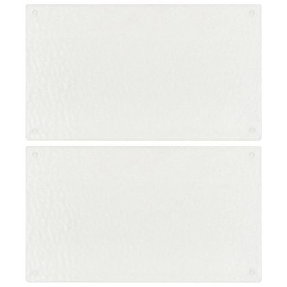 Дъски за рязане 2 бр шарка прозрачни балончета закалено стъкло