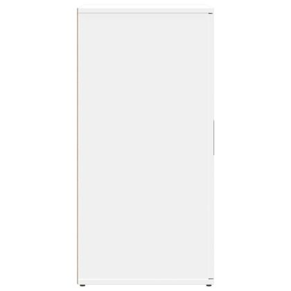 Сайдборди, 2 бр, бели, 59x39x80 см, инженерно дърво