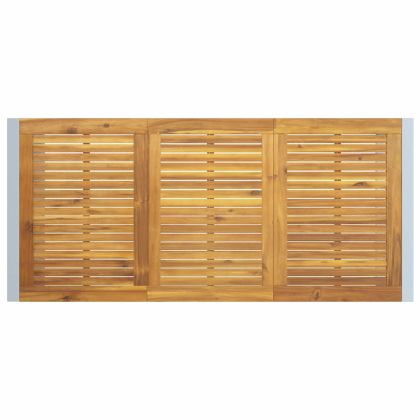 Комплект за хранене в градината 7 pcs Сив